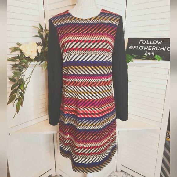 TRINA TURK CHAPIN KINSCOTE STRIPE SWEATER DRESS SIZE 6 - Picture 1 of 7